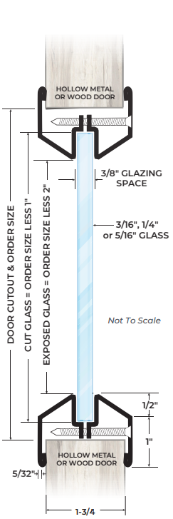 NGP L-FRA100-PRO3-GT118 Lite Kit w/ Protect3 Glass & Glazing Tape