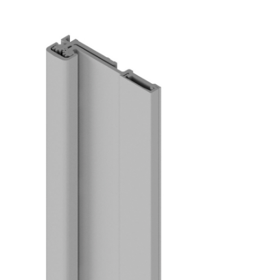 NGP HD2100 Full Surface Swing Clear Continuous Geared Hinge 1/32" Door Inset for 1-3/4" to 2-1/4" Doors