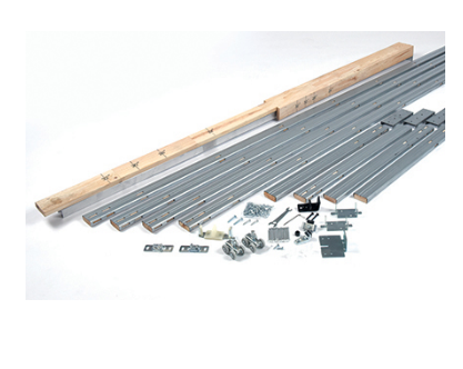 NGP SLAL-250-PDKIT-6M Aluminum Sliding Door Hardware -Pocket Door Frame Kit