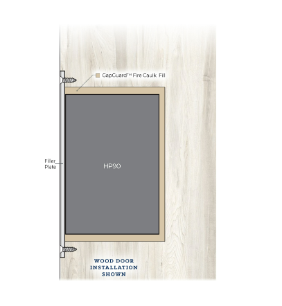 NGP HP90-MORT Mortise Hardware Prep Filler