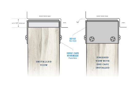 NGP 9990 Fire Door Top Gap Solution - Up To 90 Minutes