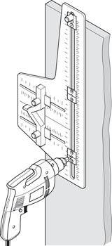 Hafele 001.35.001 Euro-Handle-It Jig F/Pulls & Handles