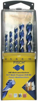 Hafele 001.74.000 Multipurpose Carbide Tip Drill Bit Set