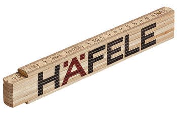 Hafele 002.80.213 Pocket Rule 2M Metric With Hafele Logo