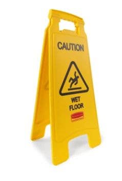 Rubbermaid Commercial Products FG611277YEL "Caution Wet Floor" 26" Sign, Yellow, 2 Sided
