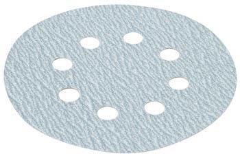 Hafele 005.33. Abrasive Disc, Hook-N-Loop 5", Silicon Carbide, 8 Holes