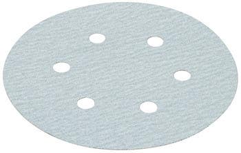 Hafele 005.33. Abrasive Disc, Hook & Loop 6", Silicon Carbide, 6 Holes