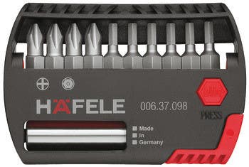 Hafele 006.37.098 Mini Bit Check-With Mag Bit Holder Torx/PH