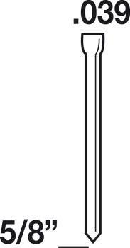 Hafele 006.50.0 Straight Strip Brad Nail, 18 Gauge
