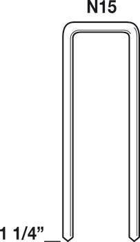 Hafele 006.50.090 7/16" Crown Heavy Wire Staple, 16 G