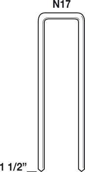 Hafele 006.50. 7/16" Crown Heavy Wire Staple, 16 Gauge