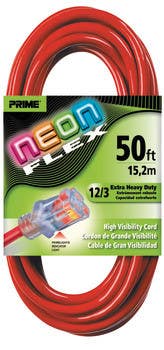 Hafele 008.74. Extension Cord HI-VIS Pink 12/3