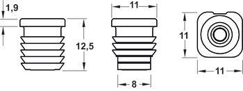 Hafele 329.00.094 Salice, Dowel for S-Series Hinge Cup 8 mm, 100/Pk