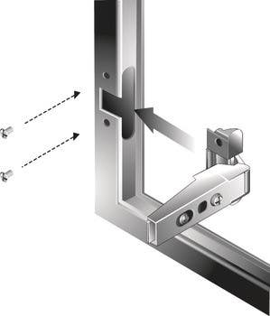 Hafele 329.23.640 Concealed Cup Hinge, Duomatic 105D, Inset mounting