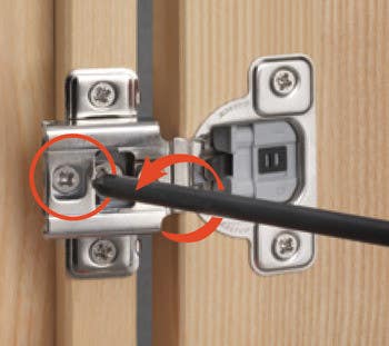 Hafele 343.61. Concealed Hinge, Salice Excenthree 3-Cam, 106D 1/2" Overlay