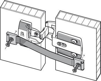 Hafele 344.00.991 Opening Angle Restraint, Less than 120D, for Aximat 300
