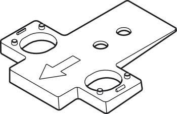 Hafele 348.40.0 Wedges, for Grass Tiomos Mounting Plates