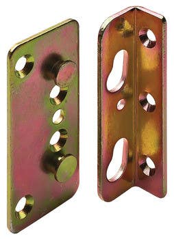 Hafele 271.09.910 Tommo Bed Fitting, 85 mm