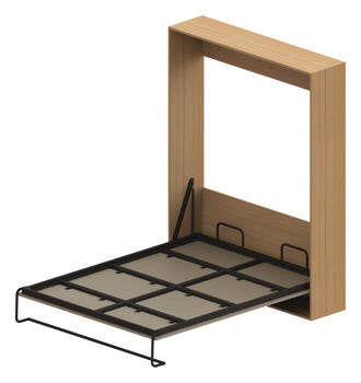 Hafele 271.92. Vertical Wall Bed Kit, Steel, Black