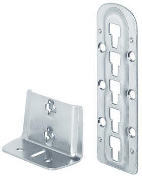 Hafele 273.41.550 Bed Connector, for Central-Tie Bar and Slatted Frame Supports