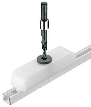 Hafele 261.30.900 Drill Jig For Dovetail Plastic Rail