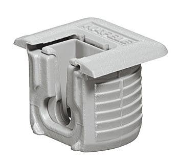 Hafele 262.34.502 Connector Housing , for Shelf Thickness from 20 mm(Pack Of 100), Grey