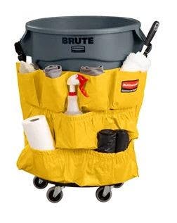 Rubbermaid Commercial Products FG264200YEL Brute Caddy Bag For 32 and 44 gal Container, Yellow