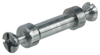 Hafele 263.24. Double-Ended Bolts, Rafix 20, 5 mm Bolt Hole, 2-Piece