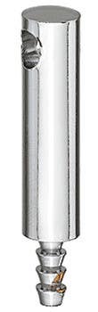 Hafele 522.17.244 Gallery Rail Post, Zinc Alloy, Gallery Rail , Straight