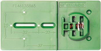 Hafele 348.40.055 Marking gauge, Comfort, Grass