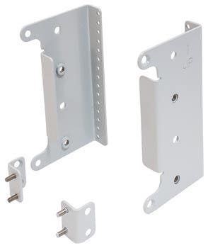 Hafele 372.29.400 Overlay Cabinet Bracket Kit, for Free Flap 1.7 and 3.15