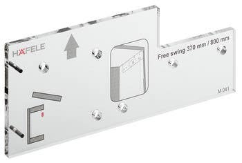 Hafele 372.34.050 Drilling Jig, for Free Swing, Side Wall