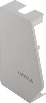 Hafele 372.91.234 Free Flap 3.15 Cover Cap Set Hafele Logo Gray