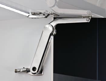 Hafele 373.69. Swing-Up Fitting, Maxi, Complete Set