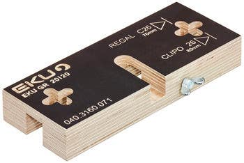 Hafele 401.80.001Worktop jig, for Hawa Clipo 26 GR Auminum frame door