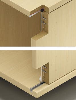 Hafele 402.27.00 Sliding Door Hardware, Slido Classic 20 IF/VF