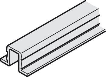 Hafele 402.27.605 Running and Guide Track, Aluminum, Slido Classic 30 VF