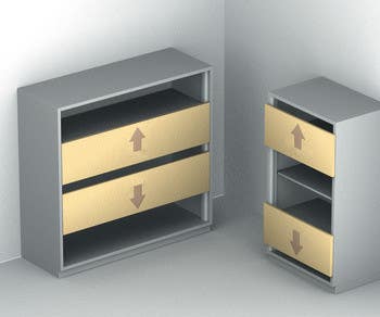 Hafele 403.20.010 Sliding door fitting, Hawa Libra 20 Synchro H IF/VF