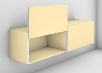 Hafele 403.25. Vertical Sliding Door Hardware, Finetta F-Line32 23A