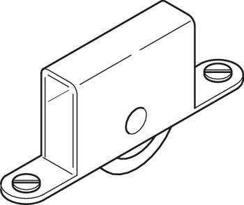 Hafele 404.36.011 Lower Running Gear, Heavy Interior Doors 55 kg