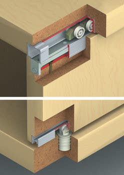 Hafele 405.02. Clipo 36 HM Inslide Set