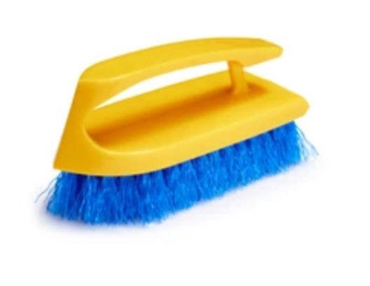 Rubbermaid Commercial Products FG648200COBLT 6" Iron Handle Scrub Brush, Polypropylene Fill, Cobalt