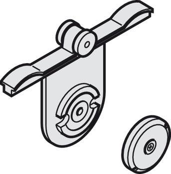 Hafele 405.83.940 Running Gear For Clipo 15/GS 4-6MM