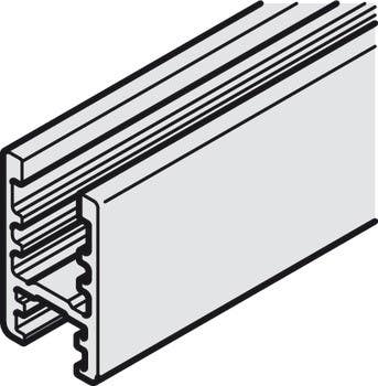 Hafele 405.89.932 Glass Fixing Profile, Top and Bottom, for Glue Fixing