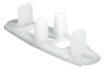 Hafele 407.01.951 Double Guide, for Screw fixing, 2-piece