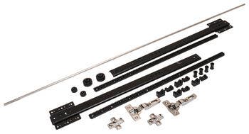 Hafele 408.20. Pocket Door, RP42 Complete Set