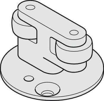 Hafele 408.30.295 HAWA Concepta Guide For 2 Doors Inset