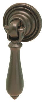 Hafele 120.17.370 Drop Handle Charleston Zinc M4 19X55MM, Dark Oil Rubbed Bronzed