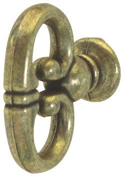 Hafele 125.79.100 Key Handle Zinc Antique Bronzed 8/32 31X13