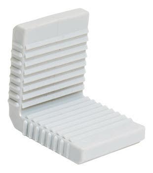 Hafele 126.63.057 90 Degree Connector Plastic Gray